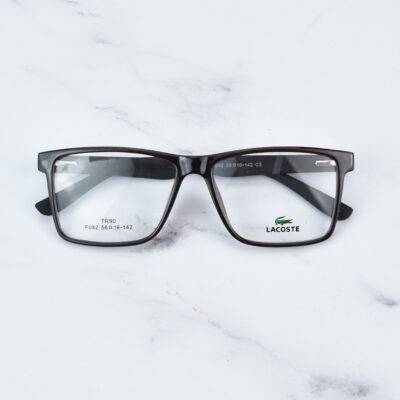 عینک طبی لاگوست قهوه ای  f042 c3