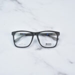 عینک طبی هوگو باس مشکی دسته آبی f055 c2