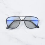 chrome hearts CY-98378 عینک آفتابی کروم هارتز شیشه بنفش