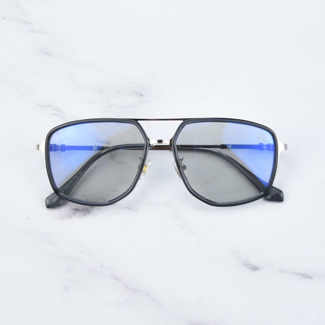 chrome hearts CY-98378 عینک آفتابی کروم هارتز شیشه بنفش chrome hearts CY-98378 عینک آفتابی کروم هارتز شیشه بنفش