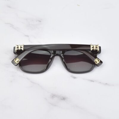chrome hearts RMTR98025 c14 back کروم هارتز قهوه‌ای