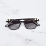 chrome hearts RMTR98026 c14 back عینک آفتابی کروم هارتز قهوه ای