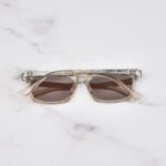 chrome hearts RMTR98029 c22 back کروم هارتز قهوه ای