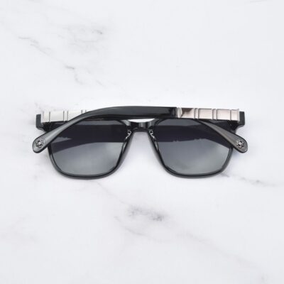 chrome hearts RMTR98030 c02 back عینک آفتابی کروم هارتز مشکی