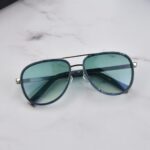 عینک آفتابی زیلی آبی نقره ای شیشه سبز ZI60020 C04