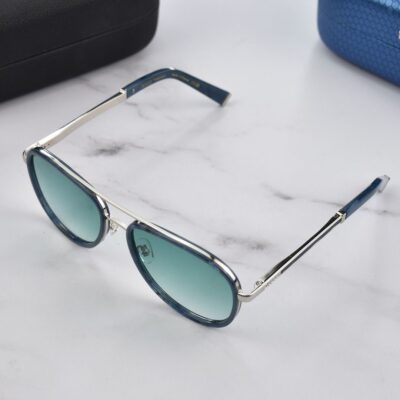 عینک آفتابی زیلی آبی نقره ای شیشه سبز ZI60020 C04 4