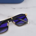 عینک آفتابی زیلی مشکی طلایی ZI65039 C02 2