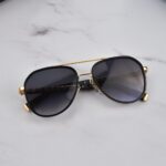 عینک آفتابی زیلی مشکی طلایی ZI80133 C02