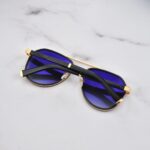 عینک آفتابی زیلی مشکی طلایی ZI80133 C02 2