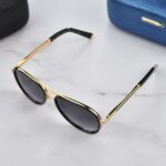 عینک آفتابی مشکی طلایی ZI60020 C02 3